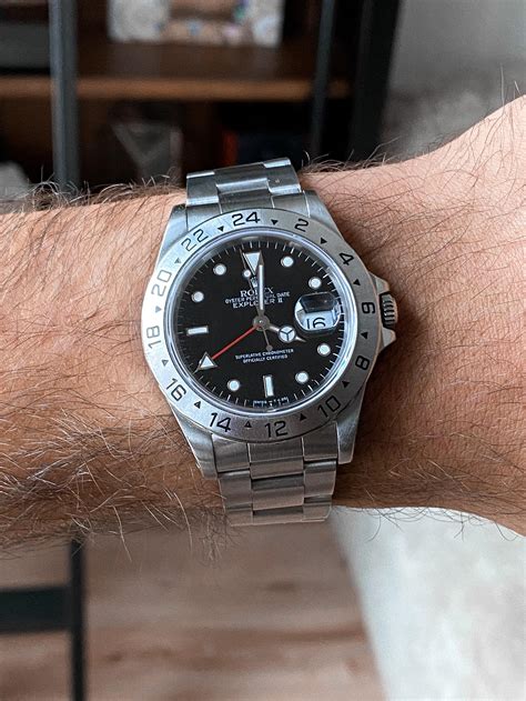 rolex explorer 2 black or white dial|Rolex explorer 2 16570 black.